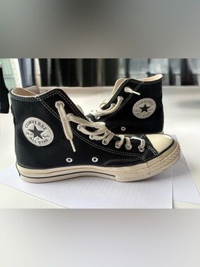 Converse High Top Sneakers in Black and White